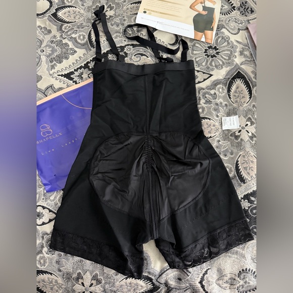🖤 SHAPELLX High Waisted Thigh Shaper w/ Zipper – Black – Size Small (NWT) - Picture 7 of 9